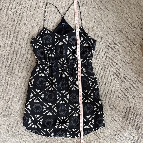 Madewell Black and White Mini Dress - Picture 8 of 10